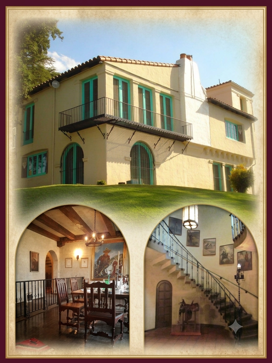 La Loma de los Vientos - The William S. Hart Mansion and Interior